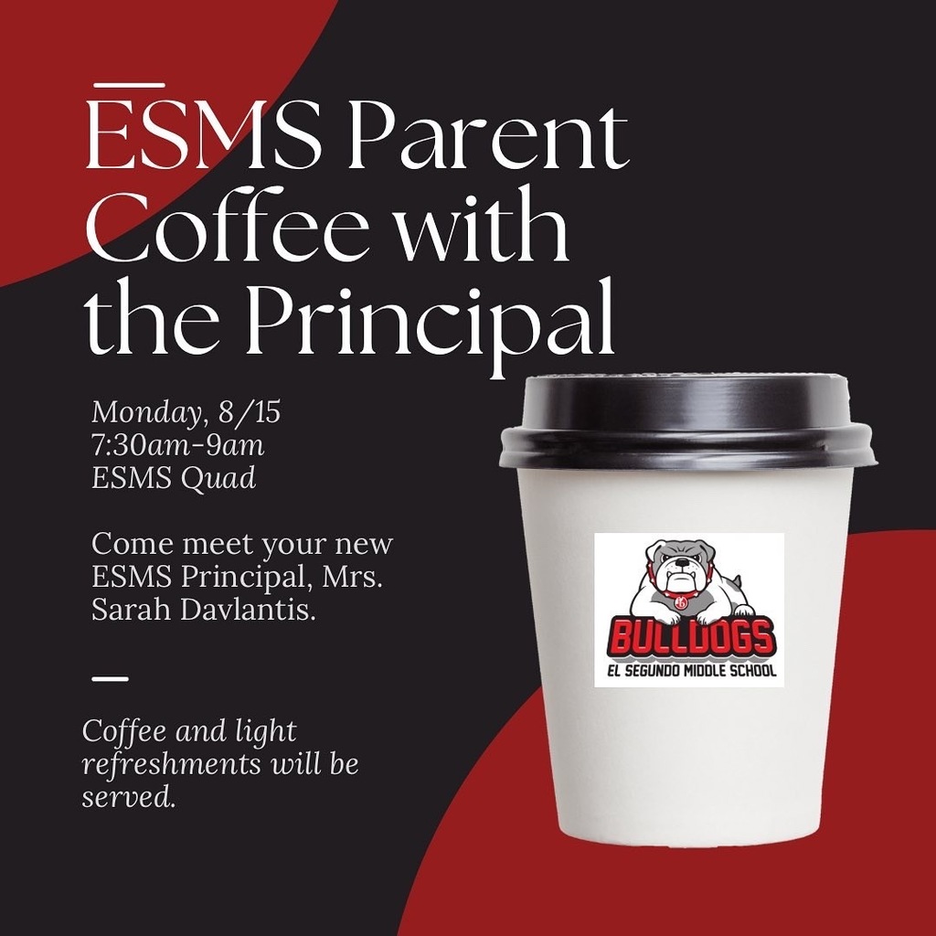 Come meet ESMS' new principal.