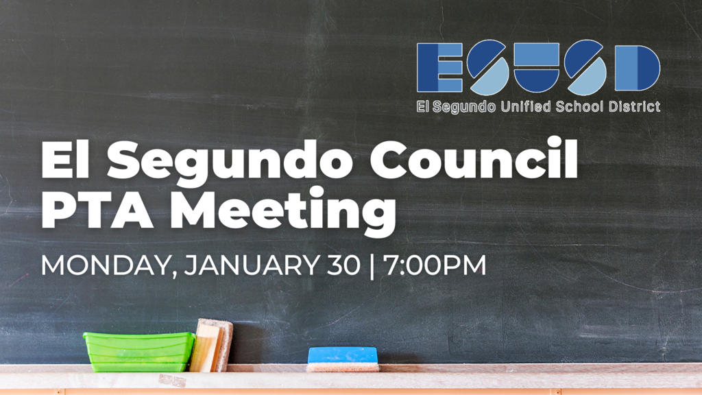 council pta meeting january 30